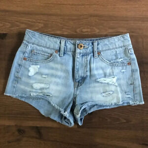 Bethany Mota High Rose Shorty Shorts